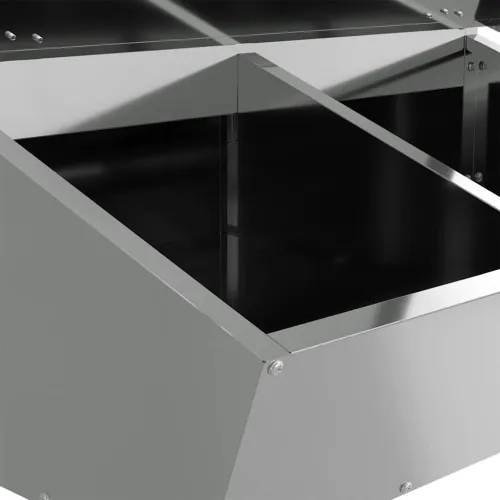 Hranilica za svinje Srebrno 82 x 51 x 91,5 cm 20 kg - Pocinčani čelik 82 x 51 x 91,5 cm Cijena