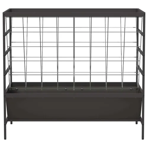 Hranilica za stoku Crna 100 x 60 x 90 cm 15 kg - Crna Cijena