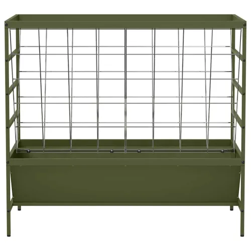Hranilica za stoku Maslinastozelena 100 x 60 x 90 cm 15 kg - Maslinastozelena Cijena