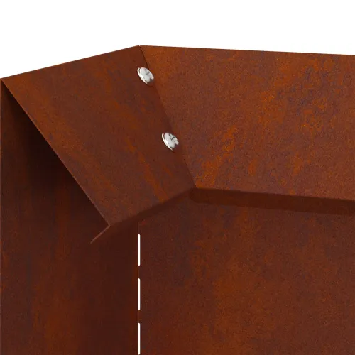 Ograda protiv puževa 4 kom. 10 x 10 x 25 cm Otporni čelik Rđa - Otporni čelik 10 x 10 x 25 cm 4 Cijena