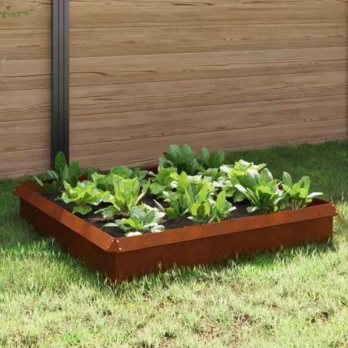 Ograde protiv puževa 8 kom. 100 x 3,5 x 25 cm Rđa - Otporni čelik 8 Cijena