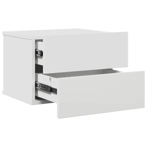 Noćni ormarić bijeli 40 x 30 x 30 cm od konstruiranog drva - Bijela 1 Bijela 1 Cijena