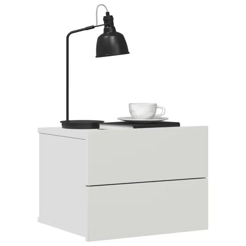 Noćni ormarić bijeli 40 x 30 x 30 cm od konstruiranog drva - Bijela 1 Bijela 1 Cijena