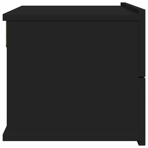 Noćni ormarić crni 40 x 30 x 30 cm od konstruiranog drva - Crna 1 Crna 1 Cijena