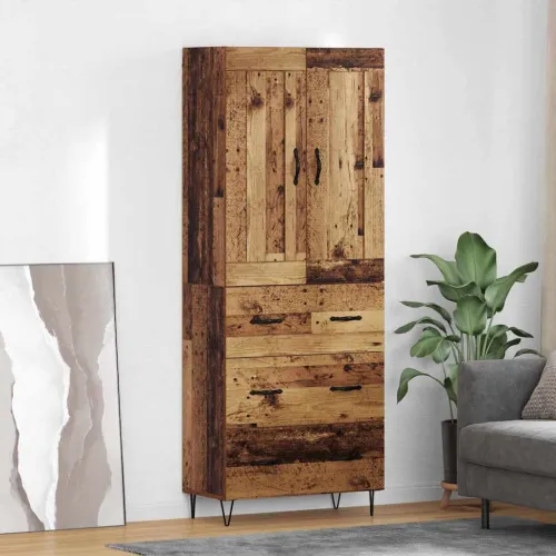 Kuhinjski ormarić Staro drvo 69,5 x 34 x 180 cm Konstruirano drvo - Staro drvo 3 ladice Cijena