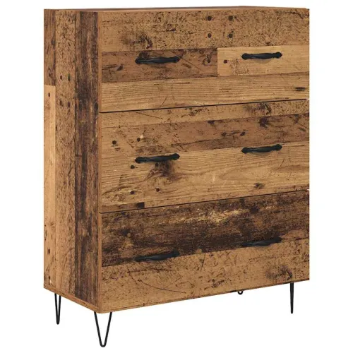 Kuhinjski ormarić Staro drvo 69,5 x 34 x 180 cm Konstruirano drvo - Staro drvo 3 ladice Cijena