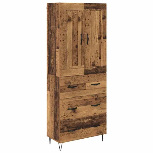 Kuhinjski ormarić Staro drvo 69,5 x 34 x 180 cm Konstruirano drvo - Staro drvo 3 ladice Cijena