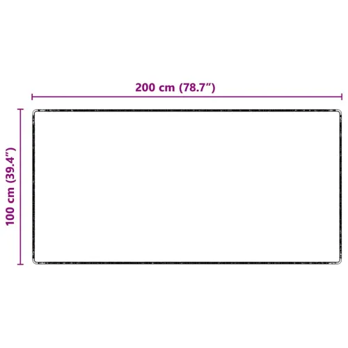 Tepih trkač Antracit 100 x 200 cm 100% Polipropilen - Antracit 100 x 200 cm Cijena