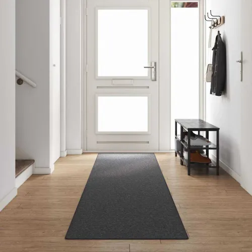 Tepih trkač Tamno siva 80 x 500 cm 100% Polipropilen - Tamnosiva 80 x 500 cm Cijena