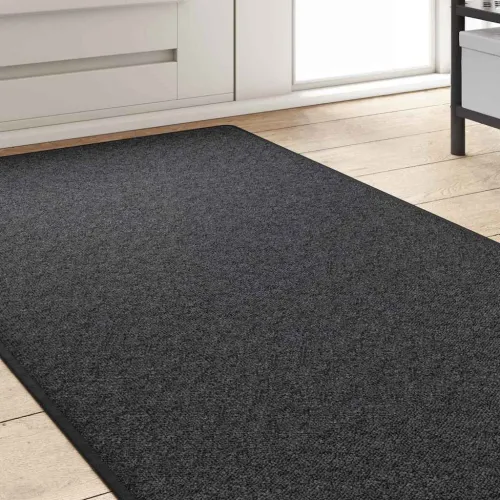 Tepih trkač Tamno siva 80 x 500 cm 100% Polipropilen - Tamnosiva 80 x 500 cm Cijena