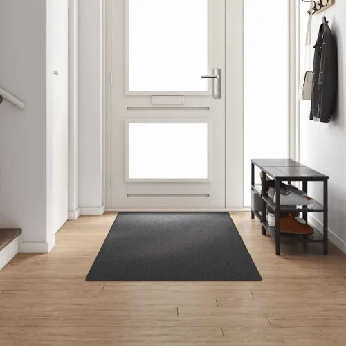 Tepih trkač Tamno siva 100 x 300 cm 100% Polipropilen - Tamnosiva 100 x 300 cm Cijena