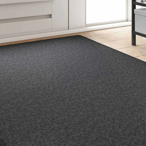 Tepih trkač Tamno siva 100 x 300 cm 100% Polipropilen - Tamnosiva 100 x 300 cm Cijena
