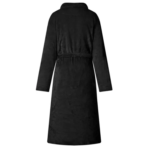 Bade mantil bez kapuljače Crna xl Flanel - Crna xl Cijena