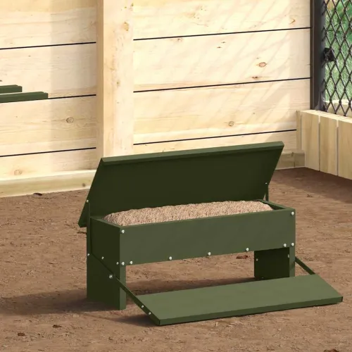 Feeder s nogom za piliće Maslinastozelena 48,5 x 39,5 x 19 cm - Maslinastozelena 48,5 x 39,5 x 19 cm Cijena