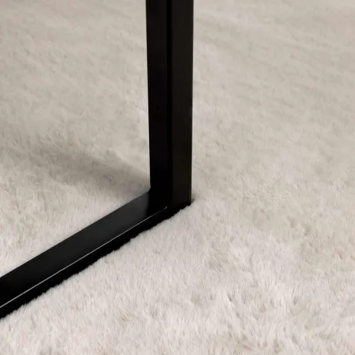 Protuklizni tepih od umjetnog zečjeg krzna OLITE Bež Ø 120 cm - Bež Ø 120 cm Cijena