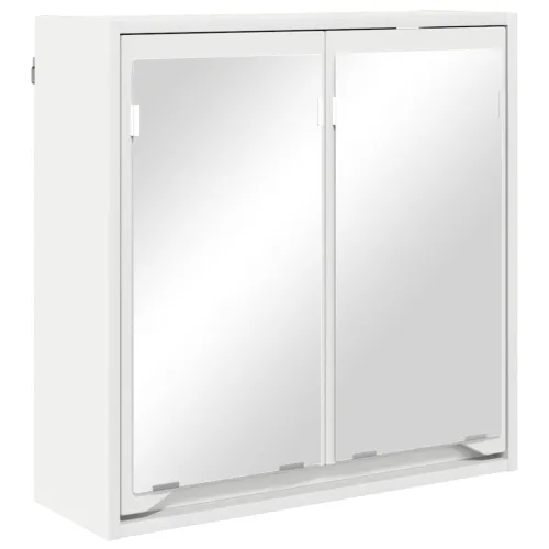 Kupaonski ormar s ogledalom Bijelo 60 x 20 x 60 cm - Bijelo Cijena