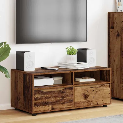 TV ormar 100 x 48 x 43 cm Staro drvo Konstruirano drvo - Staro drvo Cijena