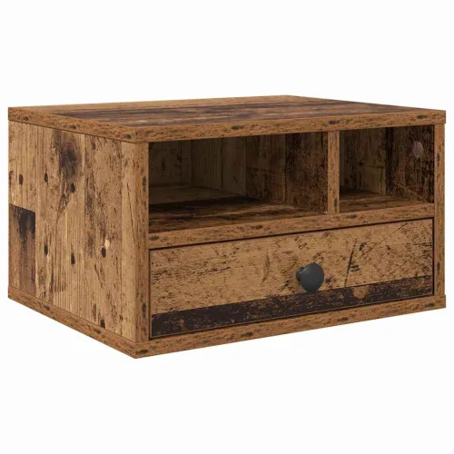 Držač za printer Staro drvo 40 x 32 x 24 cm Konstruirano drvo - Staro drvo Cijena