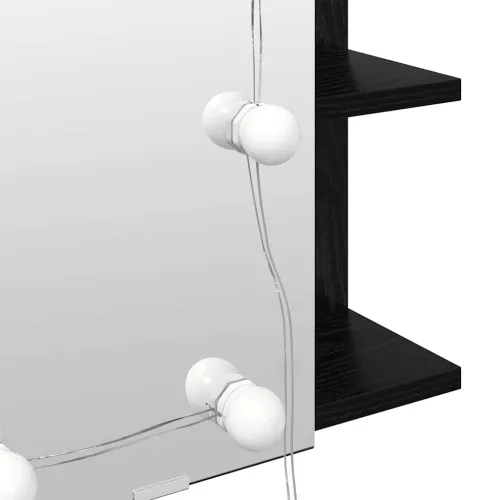 Ogledalo ormar Crni hrast 70 x 16,5 x 60 cm Konstruirano drvo - Crni hrast Cijena