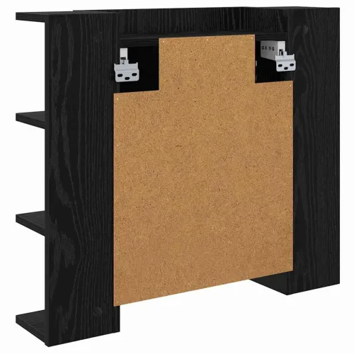 Ogledalo ormar Crni hrast 70 x 16,5 x 60 cm Konstruirano drvo - Crni hrast Cijena