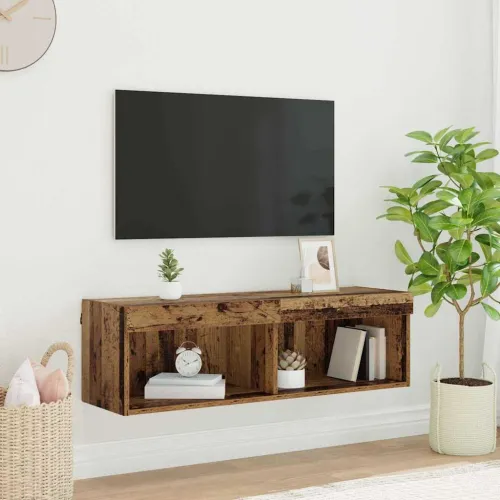 Set TV komoda Staro drvo Konstruirano drvo - Staro drvo 100 cm 1 Cijena
