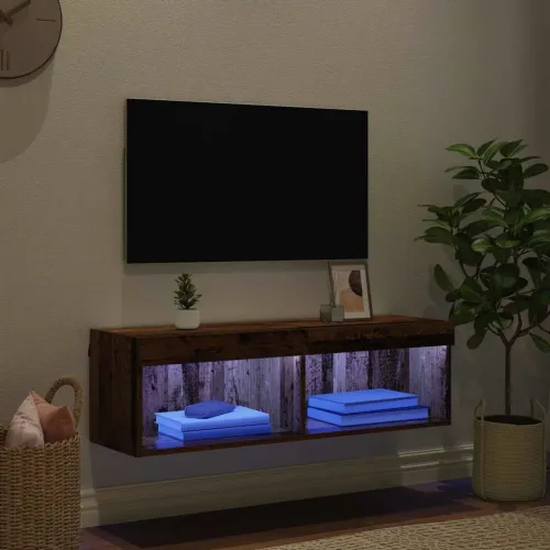 Set TV komoda Staro drvo Konstruirano drvo - Staro drvo 100 cm 1 Cijena