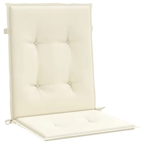 Jastuci za vrtne stolice 2 kom krem 100 x 50 x 3 cm od tkanine - Krem 100 x 50 x 3 cm 2 Cijena