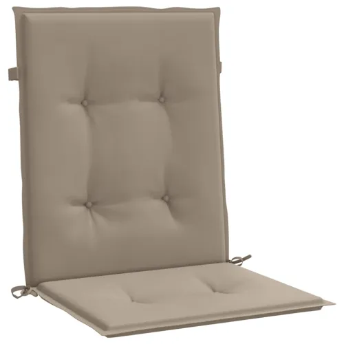 Jastuci za vrtne stolice 2 kom smeđesivi 100x50x3 cm od tkanine - Sivosmeđa 100 x 50 x 3 cm 2 Cijena