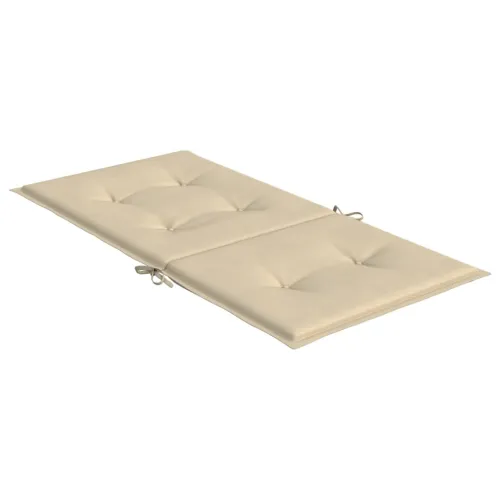 Jastuci za vrtne stolice 2 kom bež 100 x 50 x 3 cm od tkanine - Bež 100 x 50 x 3 cm 2 Cijena