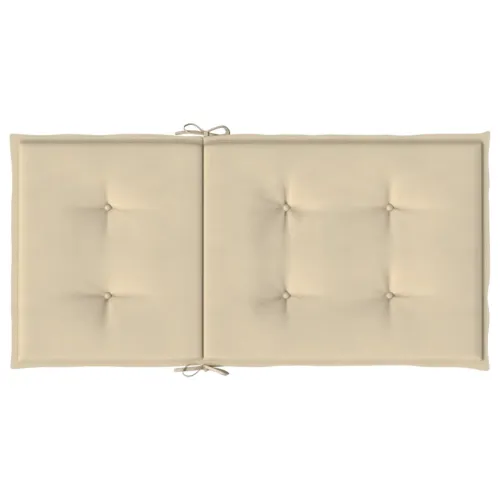 Jastuci za vrtne stolice 4 kom bež 100 x 50 x 3 cm od tkanine - Bež 100 x 50 x 3 cm 4 Cijena