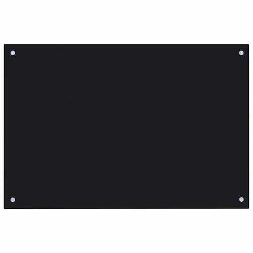 Kuhinjski zid 2 kom. Crna 90 x 50 cm Staklo otporno na udarce - Crna 90 x 50 x 0,6 cm 2 Cijena