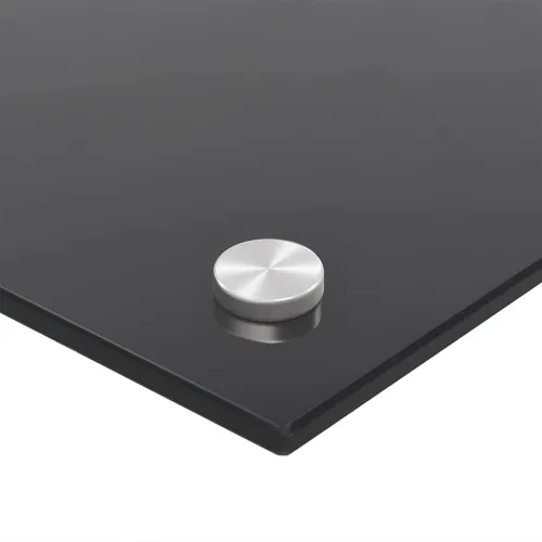 Kuhinjski zid 2 kom. Crna 90 x 50 cm Staklo otporno na udarce - Crna 90 x 50 x 0,6 cm 2 Cijena