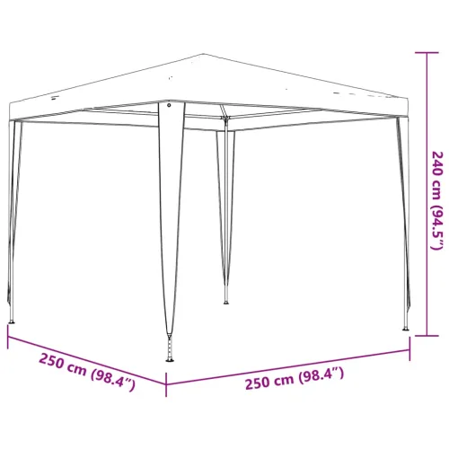 Profesionalni šator za svadbe - šator za zabave 2,5 x 2,5 m zeleni 90 g/m² - Zelena 2.5 x 2.5 m Cijena