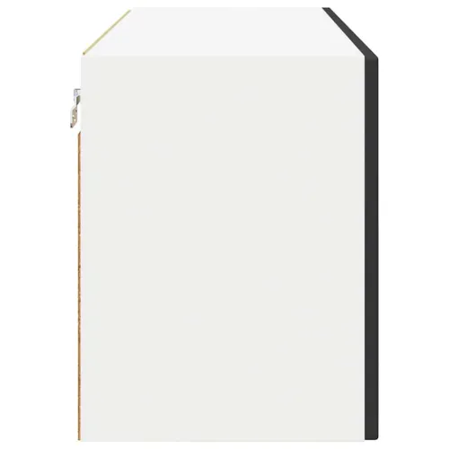 Ormar za Zid PORTO Crna 80 x 31 x 40 cm Konstruirano drvo - Crna 1x ormarić za zid (2 vrata) 80 cm širok 40 cm visok Cijena