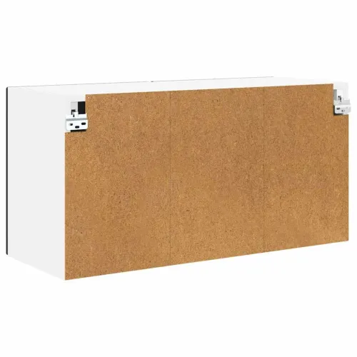 Ormar za Zid PORTO Crna 80 x 31 x 40 cm Konstruirano drvo - Crna 1x ormarić za zid (2 vrata) 80 cm širok 40 cm visok Cijena