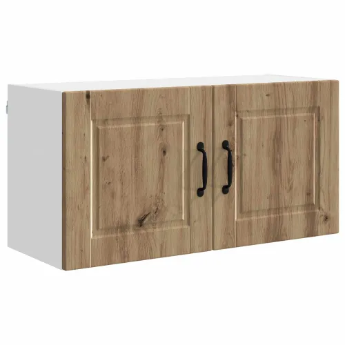 Ormar za Zid PORTO Umjetnički hrast 80 x 31 x 40 cm - Zanatski hrast 1x ormarić za zid (2 vrata) 80 cm širok 40 cm visok Cijena