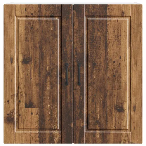 Ormar za Zid PORTO Staro drvo 80 x 31 x 80 cm Konstruirano drvo - Staro drvo 1x zidni ormar (2 vrata) 80 cm širok 80 cm visok Cijena