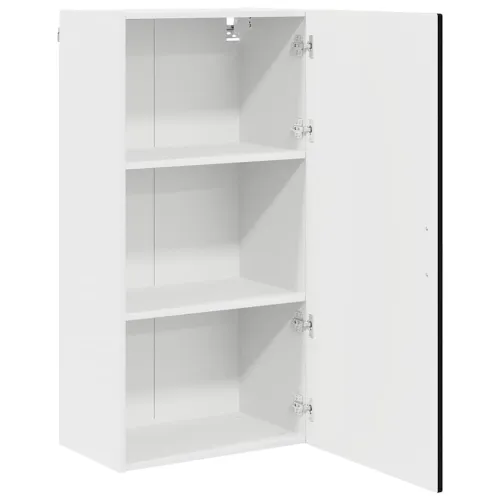 Ormar za Zid PORTO Crna 50 x 31 x 100 cm Konstruirano drvo - Crna 1x ormarić zidni (1 vrata) širine 50 cm visine 100 cm Cijena