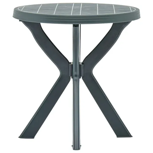 Bistro stol zeleni Ø 70 cm plastični - Zelena 1 Cijena