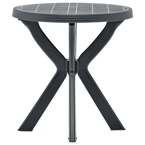 Bistro stol antracit Ø 70 cm plastični - Antracit Cijena