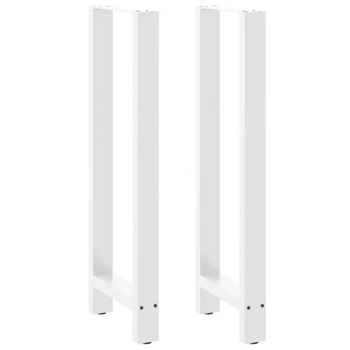Noge za barski stol Bijele 2 kom 50 x (110-111) cm Čelične - Bijela 50 x (110-111) cm 2 1 Cijena