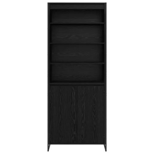 Visoki ormari Crni hrast 79 x 36 x 200 cm Konstruirano drvo - Crni hrast 79 x 36 x 200 cm Cijena