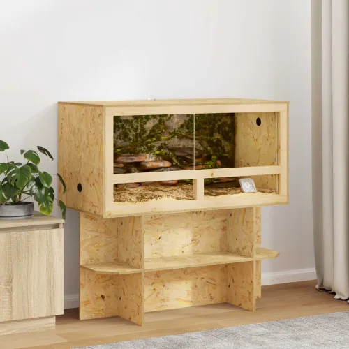 Terarij Smeđa 100 x 50 x 50 cm OSB - 100 x 50 x 50 cm Cijena