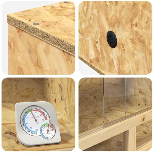Terarij Smeđa 100 x 40 x 40 cm OSB - 100 x 40 x 40 cm Cijena