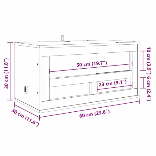 Terarij Smeđa 60 x 30 x 30 cm OSB - 60 x 30 x 30 cm Cijena