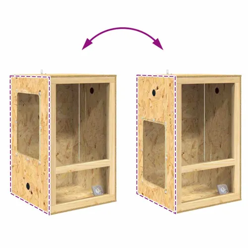 Terarij Smeđa 50 x 50 x 80 cm OSB - 80 cm Cijena