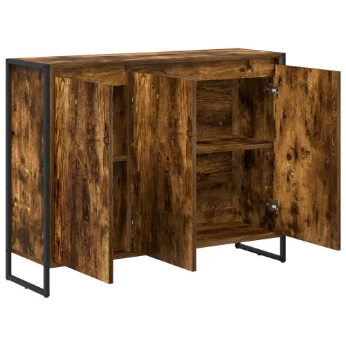 Pomoćni ormarić Dimni hrast 96,5 x 30 x 75 cm Konstruirano drvo - Dimljeni hrast Cijena