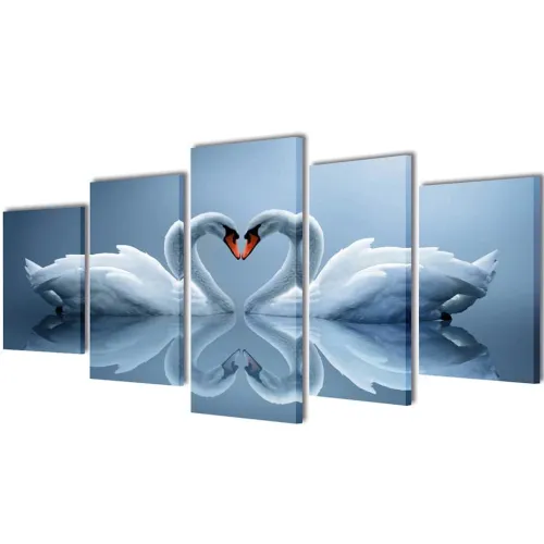 Zidne Slike na Platnu Set- Labud 200 x 100 cm - 200 x 100 cm 1 Labud 200 x 100 cm Cijena