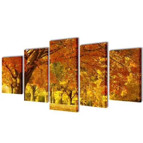 Zidne Slike na Platnu Set s Printom Drvo Javora 100 x 50 cm - 100 x 50 cm 1 Javor 100 x 50 cm Cijena