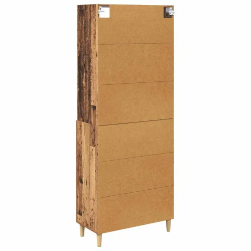 Kuhinjski ormarić Staro drvo 69,5 x 32,5 x 180 cm Konstruirano drvo - Staro drvo 1 vrata 3 ladice Cijena